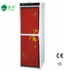 Bottled Double door warm and hot water dispenser with Ozone sterilization cabinet