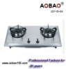 Built-in Stainless Steel Enamel Panel Two Burners Gas Stove JZY-YD-08