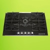 Built-in Type,Black Tempered Glass top,Fron control,Cast Trivets,Gas Cooker