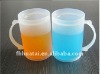 Bule liquid ice cup