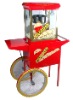 CE approval Popcorn Machine with cart