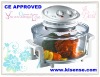 CE approved removable glass tank halogen oven