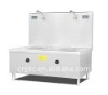 CE certified 12KW sus 304 stainless steel 2 burner commercial induction kitchen equipment