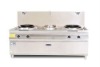 CE certified two-burner induction wok range