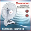 CR-8802 rechargeable fan with two grades