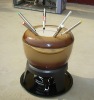 Camping fondue pot