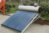 Camping solar water heater with open loop