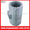 Cast aluminum heater with inner cooling