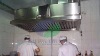 Ceiling-mounted Chimney Hood with ESP (electrostatic precipitator) Filters