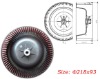 Centrifugal blower wheel impeller (218x93-12)