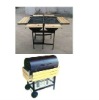 Charcoal BBQ Grill with 6 side panels