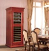 Cherry wooden wine coolers with 80-100 bottles CS600