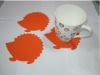 China new year Promotional decorative silicone cooling mat table plate mat