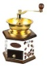 Coffee maker hand powered coffee grinder