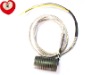 Coil heater heating elements