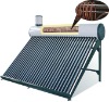 Coil solar water heater