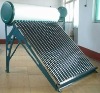 Color coated steel sheet tank unpressurized solar water heater for home use