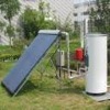 Color steel pressurized split solar water heater with single coil (260L)