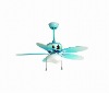 Colorful children small ceiling fan lamp