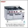 Commercial Kitchen Equipment (4 Burners&Griddle & Oven under)