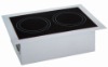 Commercial double flat  induction hobs