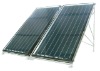 Compact flat panel solar water heater