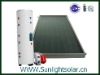 Compact flat solar water heater