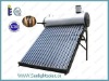 Compact pressurized solar water heater with copper coil