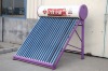Compact solar water heater with galvanized steel