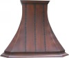 Copper Range Hood with Strips