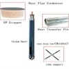 Copper pipe solar vacuum tube for solar water heating system