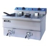 Counter Top Electric Fryer (Double tanks&8L each tank) with CE approval