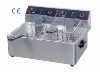 Counter Top Electric Fryer(Two Tanks)(CE Certificate)(DF-6L-2)