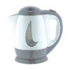 Crescent transparent design plastic cordless electric kettle KRS706 1.8L