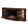 Curved Electric Fireplace with remote control-Patented product