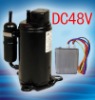 DC 24/48V Eelectrical power heat pump air-conditioning compressor