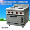 DFEH-887B electric range with 4 burner and oven