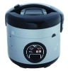Deluxe rice cooker  with  stainless  steel  outershell