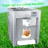 Desktop soft ice cream making machine with stainless steel  shell