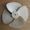 Dia 300mm axial impeller,Nylon axial fan impeller,plastic fan blade