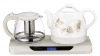 Digital ceramic electric kettle set