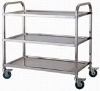 Disassembled Stainless Steel Dining Cart