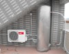 Domestic split air source heat pump water heater