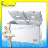 Double Door Deep Freezer from 450~1000L with Lamp with CE