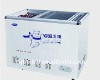 Double Sliding Hollow Glass Door Chest Freezer / Showcase For Supermarket And Shop Passed ISO9001