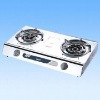 Double-burner Gas Stove with Stainless Steel Non-stick Top Panel(2-02SNB)