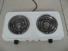 Double burner electric stove function