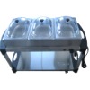 Double decker electric warming tray 3 Pan 3 x 1.5QT