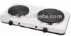 Double electric hotplate