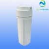 Double o ring water filter housing 10 inches white housing polypropylene filter housing